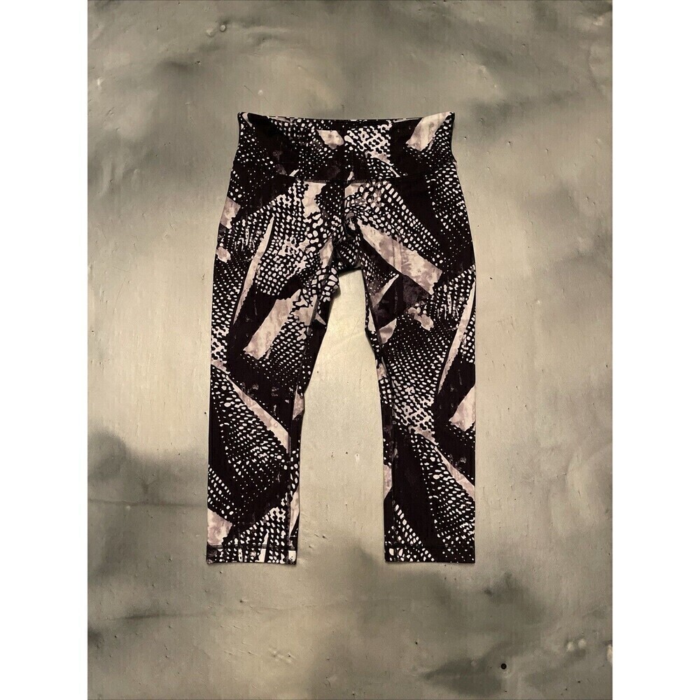 lululemon athletica Black and White Patterned Leggings